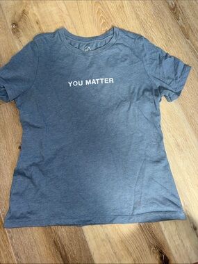You Matter Short Sleeve Tee - Heather Blue